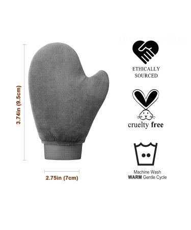 Self Tanner Mitt Applicator | Sunless Tanning Glove for a Flawless Tan | Grey Mitt for Even Application - Buy Online on GoSupps.com