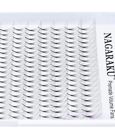 Buy Nagaraku Prefabricated Volume Eyelash Extensions - 320pcs 6D C Curl 15mm | High-Quality Premade Fans for Gorgeous Lashes - Buy Online on GoSupps.com