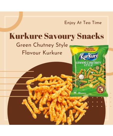 Lays & Kurkure Various Flavours Perfect Snack for Tea Time - Combination of Spice and Crunch Classic Flavour Taste Up Your Life With Namkeen - Work Home Or School (Green Chutney Style 85g_P 4) Green Chutney Style 85g 85.00 g (Pack of 1) - Buy Online on GoSupps.com