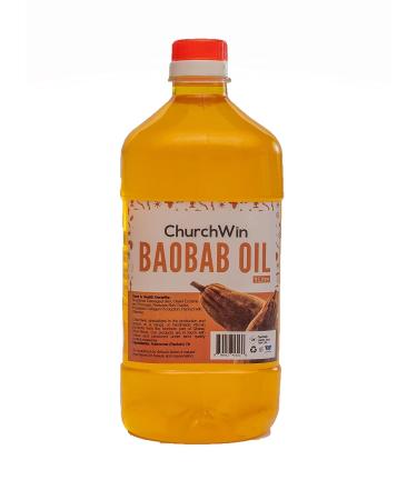 Organic Baobab Carrier Oil 34 Fl OZ - 100% Pure & Natural for Dry Skin, Hair, and Nails - Cold Pressed Massage Therapy Oil - Buy Online on GoSupps.com