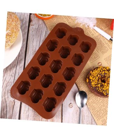 Alipis 2pcs Chocolate Mold Easter Cookie Mold Silicone Baking Molds Easter Egg Candy Mold Kitchen Chocolate Baking Molds Fudge Molds Fondant Molds Silicone Molds Lollipop Ice Cube Mold 18.5X11CM Light Brown 2 - Buy Online on GoSupps.com