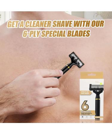 Unaone Razors for Men - Premium Black Shaving Razors with 2 Blade Refills & Ergonomic Handle - Shop Internationally - Buy Online on GoSupps.com