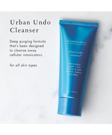 Bioelements Urban Undo Cleanser - 3.5 fl oz | Deep-Purging Copper & Clay Cleanser for All Skin Types | Vegan & Gluten Free - Cruelty-Free Formula - Buy Online on GoSupps.com