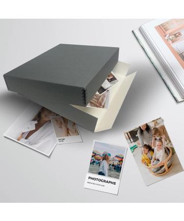 Lineco Blue/Gray 14x18 Museum Storage Box with Removable Lid And Drop Front Design. Archival with Metal Edge. Protect Longevity Store Photos Documents Cards Magazines Prints Diy Pack of 2 14x18 (Pack of 2) Blue/Gray - Buy Online on GoSupps.com