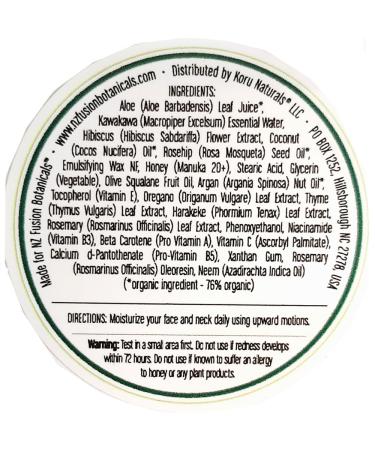 NZ Fusion Botanicals Manuka Honey Rosehip Oil and Plant Squalane Botanical Moon Cream - Buy Online on GoSupps.com