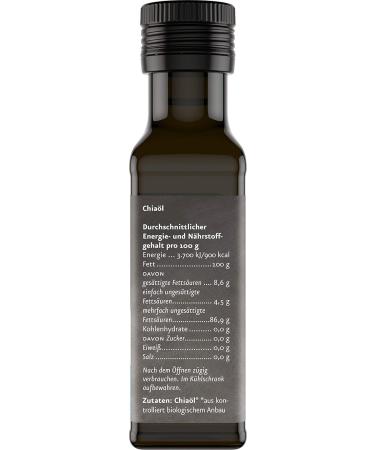  lm hle Solling Organic Chia Oil Virgin (6 x 100 ml) - Premium Cold-Pressed Nutrient-Rich Superfood for Cooking & Wellness - Buy Online on GoSupps.com