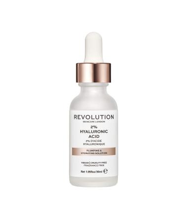 Revolution Skincare London 2% Hyaluronic Acid Plumping & Hydrating Solution 1.01 fl oz