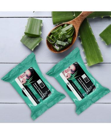 Global Beauty Care Cleansing Makeup Removal Wipes Bulk - 120 Count (4-Pack) with Aloe Vera - Travel Size Makeup Wipes - Buy Online on GoSupps.com
