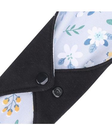 5-Pack Washable Reusable Menstrual Pads | Cotton Period Pads for Women | Cloth Panty Liners | Size M - Buy Online on GoSupps.com