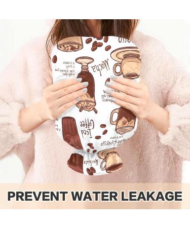 Buy BPA-Free 1L Hot Water Bottle with Lid - Ideal for Pain Relief Hot & Cold Compress - Perfect for Coffee Lovers - Buy Online on GoSupps.com