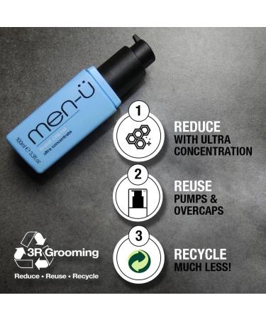 men- CITRUS & MINT SHOWER GEL 100ml Refill - Ultra concentrate mens body wash! Travel shower gel men Long lasting Vegan Fresh Fragrance! 100ml shower gel Refill - Buy Online on GoSupps.com