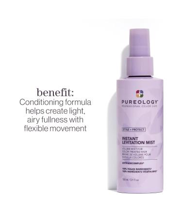 Pureology Style + Protect Instant Levitation Mist For Fine Color-Treated Hair - Volumizes Without Weighing Down Sulfate-Free & Vegan - Buy Online on GoSupps.com