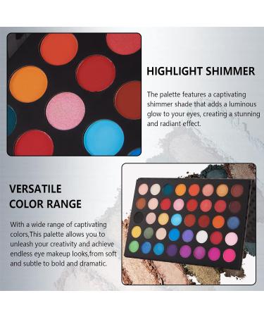 Rechoo 40 Colors Eye Makeup Palette - Vibrant Matte & Shimmer Eyeshadows for Stunning Looks - Buy Online on GoSupps.com