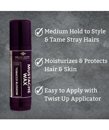 MNSC Fragrance Free Mustache Wax - Medium Hold Balm | All-Natural Hypoallergenic Handmade in USA - Buy Online on GoSupps.com