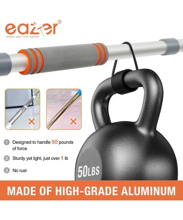 Eazer 2-in-1 Rotatable Squeegee Window Cleaner Kit with Extension Pole | Telescopic Window Washing Equipment for Indoor/Outdoor Cleaning - 4 Gray Pads - Buy Online on GoSupps.com