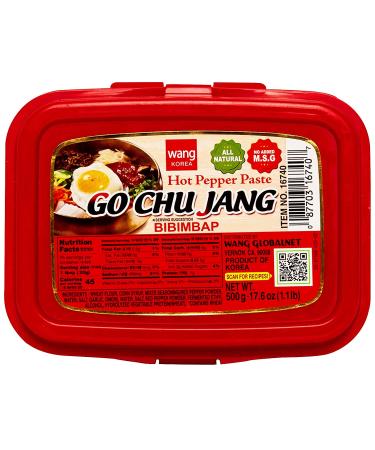Wang Gochujang Korean Red Pepper Paste 1.1 lb - Authentic Korean Flavor - Pack of 1 - Buy Online on GoSupps.com