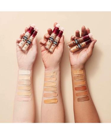 Maybelline New York Sponge Applicator & Erase Age Corrector Concealer 2-Pack | Instant Anti-Age Dark Circles 07 Sand + 01 Light - Buy Online on GoSupps.com