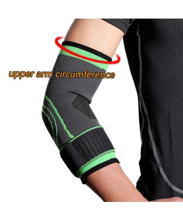 Tennis Elbow Brace for Pain Relief | Adjustable Compression Sleeves for Tendonitis Recovery | 2 Pack for Men & Women - Buy Online on GoSupps.com