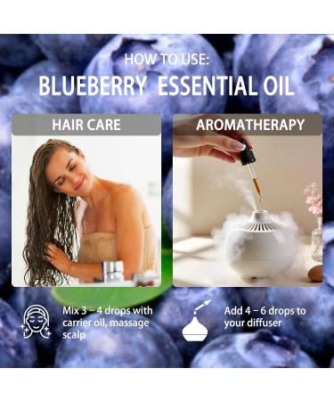 Lotus Essential Oil 4 Fl Oz and Blueberry Essential Oil 4 Fl Oz - ZODION Lotus & Blueberry Oil for Diffuser Aromatherapy Home Fragrance Skin & Hair Care DIY Candle & Soap Making Yoga - Buy Online on GoSupps.com