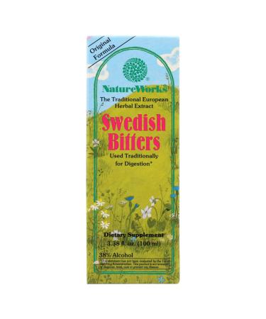Natures Way Natureworks Swedish Bitters, 3.38 Fl Oz (Pack of 1) - Buy Online on GoSupps.com