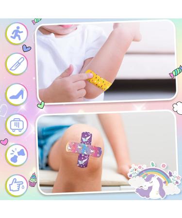 120 Kids Cartoon Bandages Bulk - Waterproof & Colorful Strips for Children's Cuts, Scrapes & Burns - Buy Online on GoSupps.com