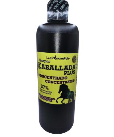 Shampoo Cola De Caballo Plus Extra Aceleracion Sin Sal (950m) CABALLADA PLUS 67% more concentraded 100% cosmetico HORSETAIL SHAMPOO 32.12 Fl oz ROSMERY JOJOBA.