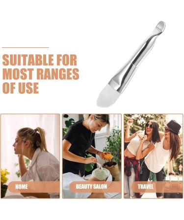 Facial Brush Applicator Clay Spoon Cosmetic Makeup Brush Cosmetic Brush Spoon for Beauty Cream Skin Care Tools - Buy Online on GoSupps.com