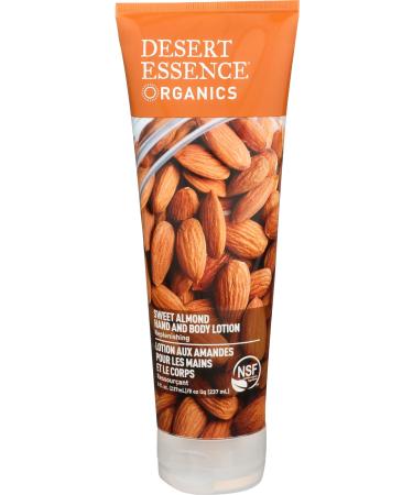 Desert Essence Organics Hand and Body Lotion Sweet Almond 8 fl oz (237 ml)