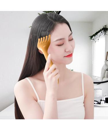 2 PCs Portable Handheld Scalp Massager Comb - Multifunctional Relaxation & Stress Relief - Perfect for Head & Lymph Massage - Buy Online on GoSupps.com