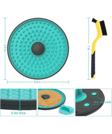 Dog Crate Lick Pads Slow Feeder Lake Blue 2pcs - Slow Down Eating Habits for Dogs - Buy Online on GoSupps.com
