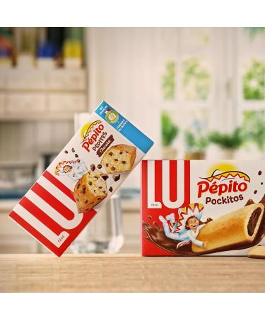 LU PEPITO - 4 Bo tes de 10 G teaux P pito P pites de Chocolat - G teaux Moelleux et P pites de Chocolat - Pack Familial Format Poche - Id al pour le Go ter - Fabriqu en France - Lot de 4x300g G teaux P pites Petit Format - Buy Online on GoSupps.com