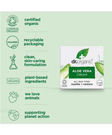 Organic Aloe Vera Concentrated Cream - 1.7 fl.oz. | Organic Doctor - Buy Online on GoSupps.com