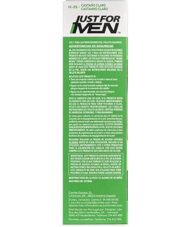  Just for men Just For Men Hair Gel Dye for Men Covers Only Grey Hair Restores Original Color for Natural Look Light Brown Color H25 (Pack of 3) - Buy Online on GoSupps.com
