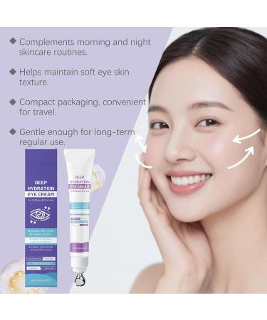 Retinol & Caffeine Eye Cream for Dark Circles & Puffiness Revitalizing Formula with Hyaluronic Acid Peptides & Plant Extracts to Smooth Fine Lines 0.5 fl oz - Buy Online on GoSupps.com