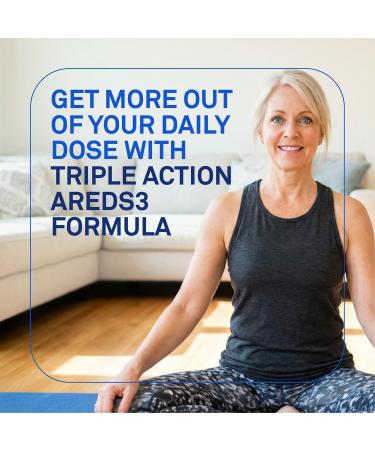 PreserVision AREDS3 Eye Vitamins #1 Eye Doctor Recommended Brand AREDS 2 Formula with 8 B-Vitamin Complex Promotes Healthy Cellular Eye Function* 3-in-1 Macular Supplement 60 Softgels - Buy Online on GoSupps.com