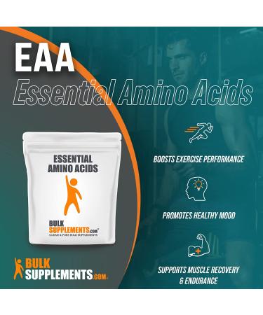 BulkSupplements Essential Amino Acids Powder (EAA) - 1kg - High Quality Amino Acid Supplement - Buy Online on GoSupps.com