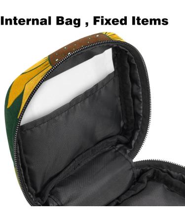 Portable Storage Bags for Women's Bandages & Menstrual Products | Sunflower Design for School & Office - Buy Online on GoSupps.com