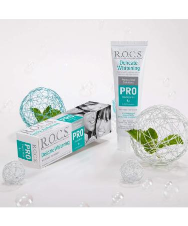 R.O.C.S. Teeth Whitening Sweet Mint 100 ml - Buy Online on GoSupps.com
