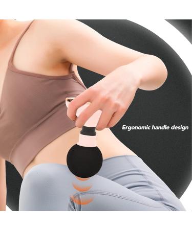 Mini Hand Vibration Massager - 5 Settings for Muscle Relaxation & Tiredness Relief - Portable Palm-Sized Pink Magic Wand - Buy Online on GoSupps.com