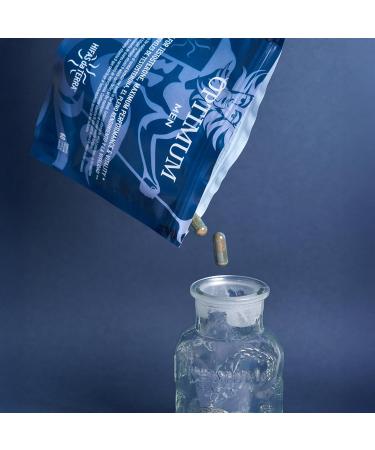 HIFAS DA TERRA Optimum Refill Pack for Men - Mushroom Supplement Mushroom Complex with Cordyceps & Lions Mane Adaptogenic Extract Powder Pills for Brain Health Focus & Energy - 60 Capsules - Buy Online on GoSupps.com