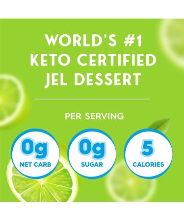 SIMPLY DELISH Lime Jel Dessert 6 x 20g - Buy Online on GoSupps.com