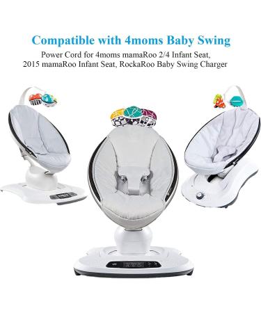 12V 3A for Mamaroo Replacement Power Cord for 4moms mamaroo 2/4  for mamaroo 2015 Infant Seat  for Rockaroo Baby Swing(UL Listed) - Buy Online on GoSupps.com