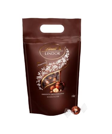 Buy Lindt Lindor Hazelnut Milk Chocolate Balls - 1kg Bag (Approx. 80 Balls) - Perfect Chocolate Gift for Any Occasion - Buy Online on GoSupps.com
