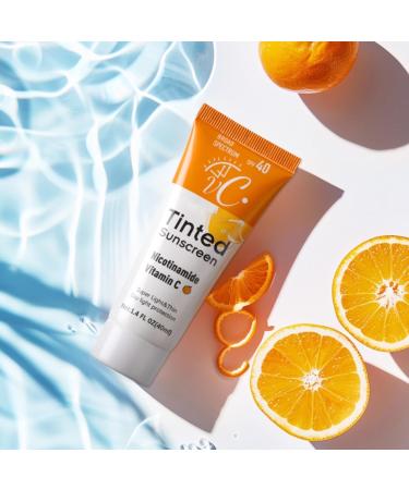 Buy Vitamin C Suncream SPF 40 - 2024 Summer UV Protection for All Skin Types - Unisex Facial Sunscreen (1.4 Fl Oz) - Perfect for Outdoor & Beach Activities - Buy Online on GoSupps.com
