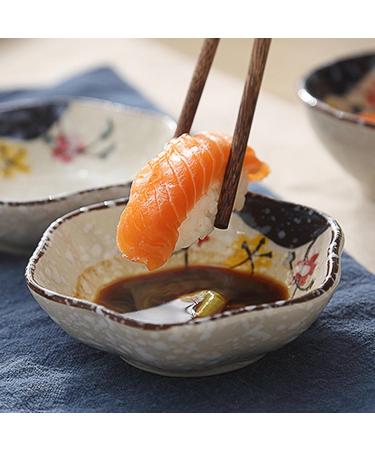 Fruit Bowl Snack Containers Ceramic Bowl Set Condiments Snack Tableware Condiments Japanese Dishes Japanese Sushi Suitable for Home Kitchen Breakfast Bowls (Color : B) (A) - Buy Online on GoSupps.com