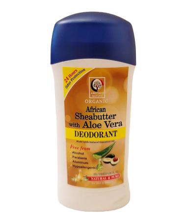 Hairobics African Shea Butter with Aloe Vera Deodorant