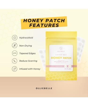 Buy Ollie Belle Hydrocolloid Acne Patches with Honey - 48 Invisible Pimple Stickers for Effective Blemish Treatment Worldwide - Buy Online on GoSupps.com