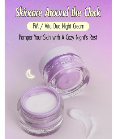 NEOGEN x JOAN KIM Vita Duo Night Cream - Hydrating & Cooling Night Cream with Vitamin E & Lavender | Korean Skin Care (50g) - International Shipping Available - Buy Online on GoSupps.com