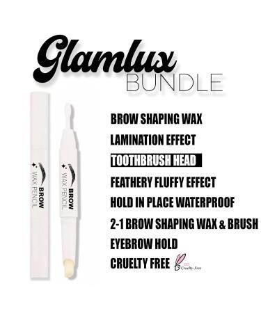 Brow Shaping Wax with Toothbrush Head - Waterproof Long Lasting Fluffy Feathery Eyebrows | Clean Girl Aesthetic - International Shipping - Buy Online on GoSupps.com