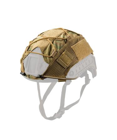 OneTigris Helmet Cover ZKB05 No Helmet, Camouflage Cover for Ops-Core Fast PJ Helmet in Size M/L & OneTigris PJ/MH Helmet in Size M/L Multicam